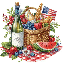 Load image into Gallery viewer, Diamond Painting - Partial Special Shaped - Picnic (30*30CM)
