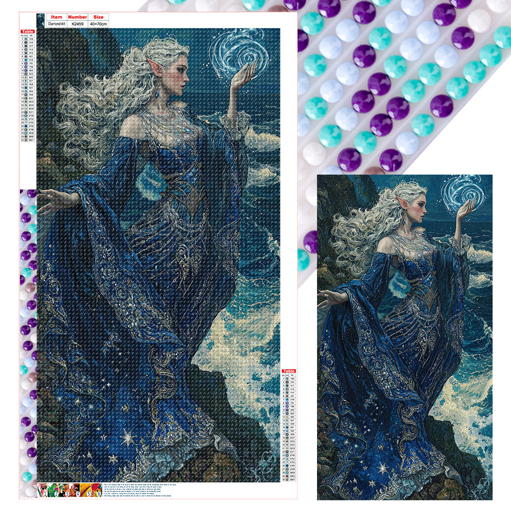 Diamond Painting - Full Round - Elegant Goddess (40*70CM)