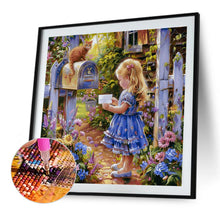 Load image into Gallery viewer, Diamond Painting - Full Round - Garden Girl (40*40CM)
