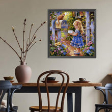 Load image into Gallery viewer, Diamond Painting - Full Round - Garden Girl (40*40CM)
