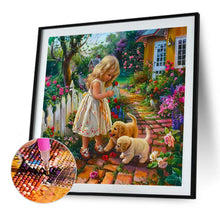 Load image into Gallery viewer, Diamond Painting - Full Round - Garden Girl (40*40CM)

