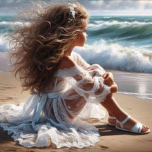 Load image into Gallery viewer, Diamond Painting - Full Round - Beach Girl (40*40CM)
