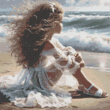 Load image into Gallery viewer, Diamond Painting - Full Round - Beach Girl (40*40CM)
