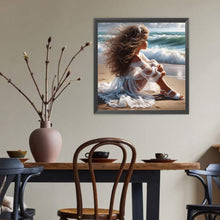 Load image into Gallery viewer, Diamond Painting - Full Round - Beach Girl (40*40CM)
