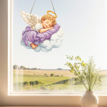 Load image into Gallery viewer, Acrylic 5D DIY Diamond Painting Hanging Pendant for Home Decor (Sleeping Angel)
