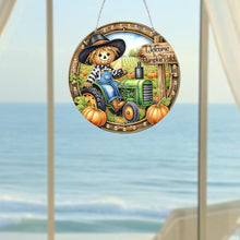 Load image into Gallery viewer, Acrylic 5D DIY Diamond Painting Hanging Pendant for Home Decor (Welcome Pumpkin)
