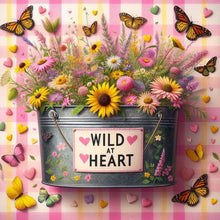 Load image into Gallery viewer, Diamond Painting - Full Round - Bucket Bouquet (30*30CM)
