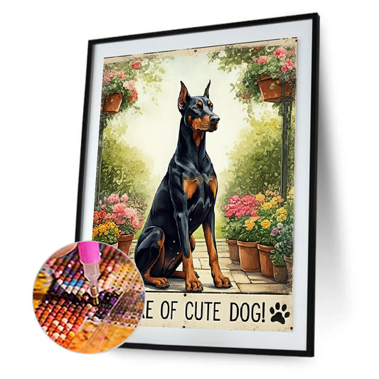 Diamond Painting - Full Round - Doberman (30*40CM)