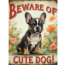 Load image into Gallery viewer, Diamond Painting - Full Round - French Bulldog (30*40CM)
