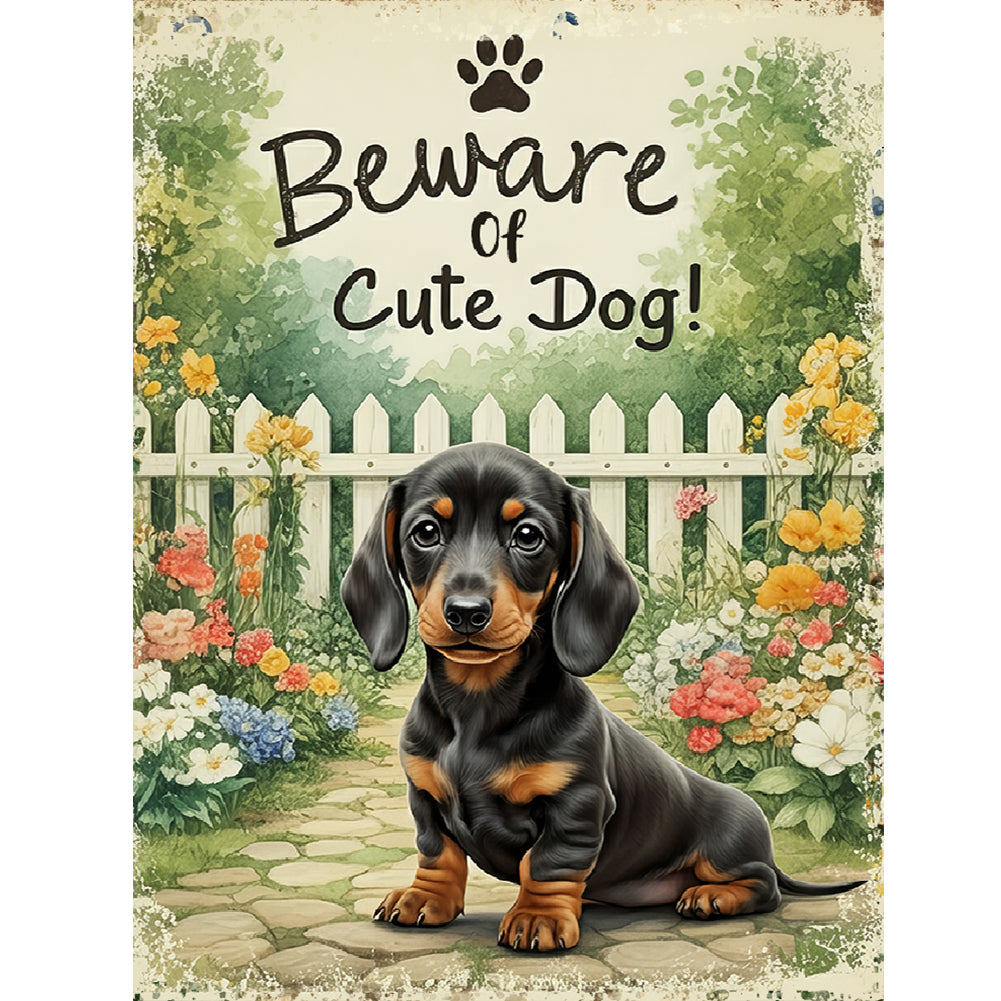 Diamond Painting - Full Round - Dachshund (30*40CM)