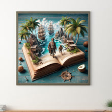 Load image into Gallery viewer, Diamond Painting - Full Round - Island In Book (40*40CM)
