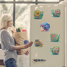 Load image into Gallery viewer, 6Pcs Diamond Painting Refrigerator Magnets Diamond Art Kits for Adults (Snail)
