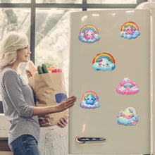 Load image into Gallery viewer, 6Pcs Diamond Painting Refrigerator Magnets Diamond Art Kits for Adults (Rainbow)
