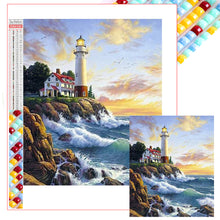 Load image into Gallery viewer, Diamond Painting - Full Square - Lighthouse (50*60CM)
