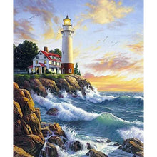 Load image into Gallery viewer, Diamond Painting - Full Square - Lighthouse (50*60CM)
