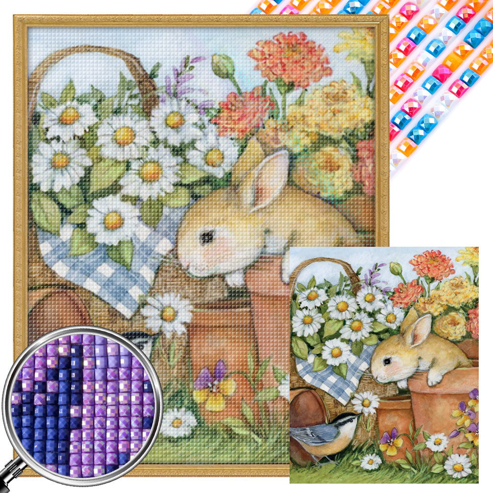 AB Diamond Painting - Full Square - Rabbit (40*50CM)