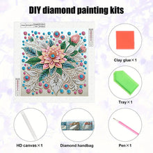 Load image into Gallery viewer, Diamond Painting - Partial Special Shaped - Gemstone Flower (30*30CM)
