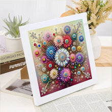 Load image into Gallery viewer, Diamond Painting - Partial Special Shaped - Gemstone Flower (30*30CM)
