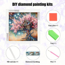 Load image into Gallery viewer, Diamond Painting - Partial Special Shaped - Tree Of Life House (30*30CM)
