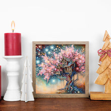 Load image into Gallery viewer, Diamond Painting - Partial Special Shaped - Tree Of Life House (30*30CM)
