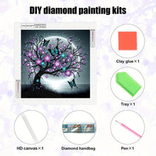 Load image into Gallery viewer, Diamond Painting - Partial Special Shaped - Butterfly Tree (30*30CM)

