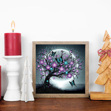 Load image into Gallery viewer, Diamond Painting - Partial Special Shaped - Butterfly Tree (30*30CM)
