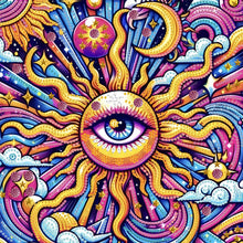Load image into Gallery viewer, Diamond Painting - Partial Special Shaped - Sun Eyes (30*30CM)
