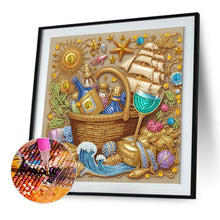 Load image into Gallery viewer, Diamond Painting - Partial Special Shaped - Sailboat Gemstone (30*30CM)
