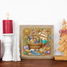 Load image into Gallery viewer, Diamond Painting - Partial Special Shaped - Sailboat Gemstone (30*30CM)
