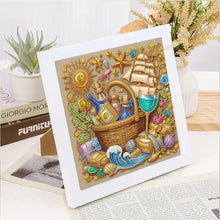 Load image into Gallery viewer, Diamond Painting - Partial Special Shaped - Sailboat Gemstone (30*30CM)
