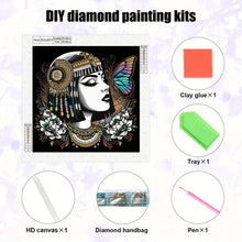 Load image into Gallery viewer, Diamond Painting - Partial Special Shaped - Western Woman (30*30CM)
