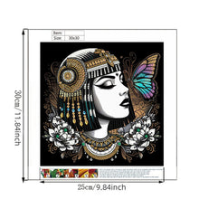 Load image into Gallery viewer, Diamond Painting - Partial Special Shaped - Western Woman (30*30CM)
