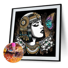 Load image into Gallery viewer, Diamond Painting - Partial Special Shaped - Western Woman (30*30CM)
