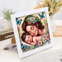 Load image into Gallery viewer, Diamond Painting - Partial Special Shaped - Mother And Child (30*30CM)
