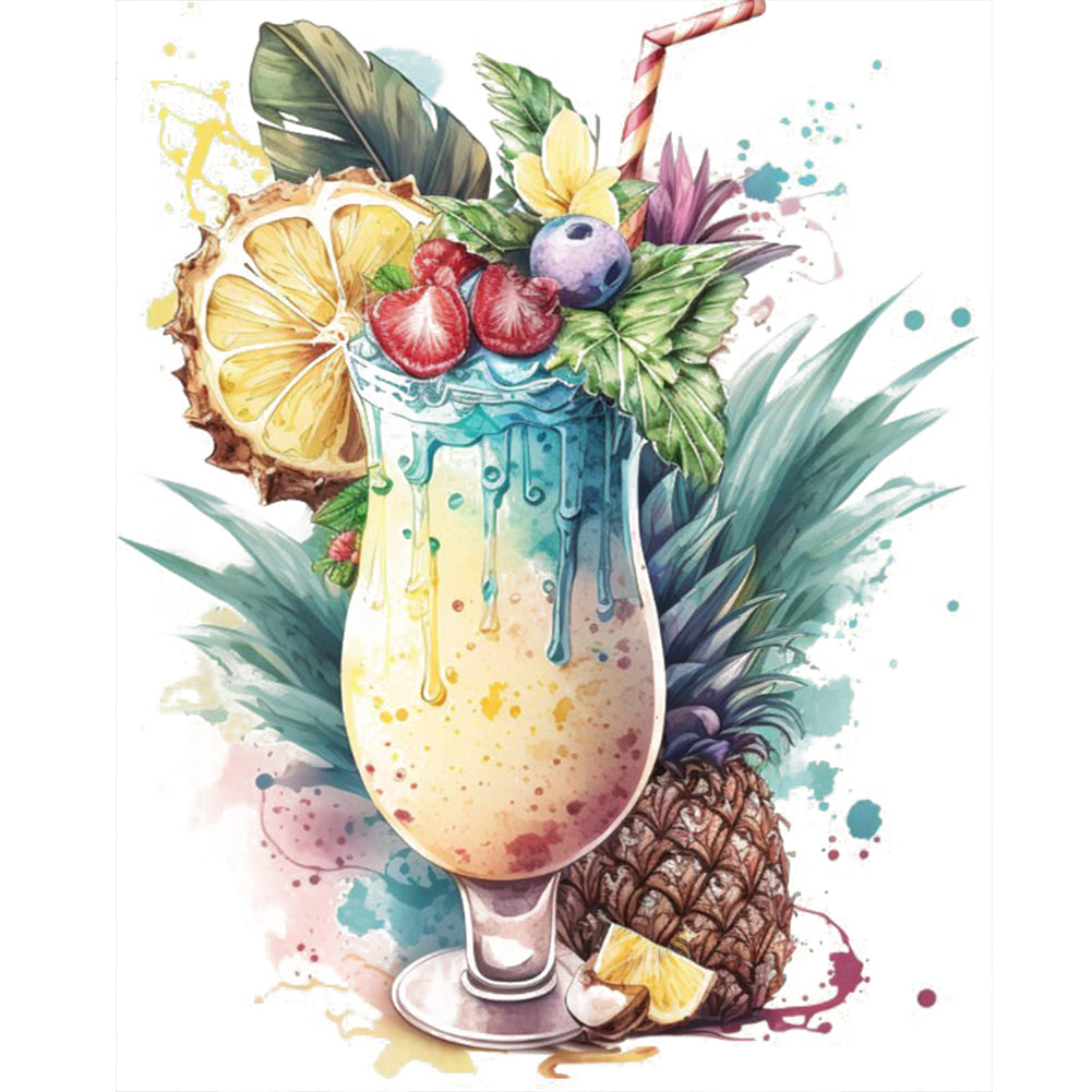 Diamond Painting - Full Round - Pineapple Drink (40*50CM)