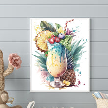 Load image into Gallery viewer, Diamond Painting - Full Round - Pineapple Drink (40*50CM)
