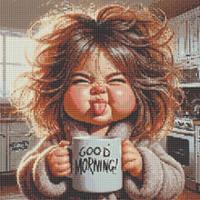 Load image into Gallery viewer, Diamond Painting - Full Round - Cute Little Girl (40*40CM)
