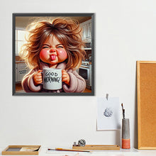 Load image into Gallery viewer, Diamond Painting - Full Round - Cute Little Girl (40*40CM)
