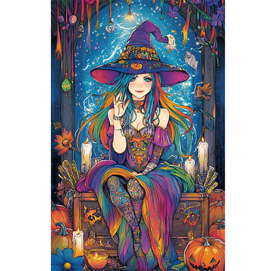 Diamond Painting - Full Round - Magic Witch (40*60CM)