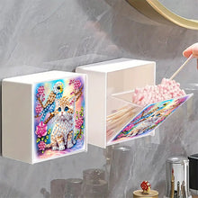 Load image into Gallery viewer, Wall Mounted Cats Birds DIY Diamond Painting Storage Box for Art Crafts
