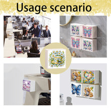 Load image into Gallery viewer, Wall Mounted Daisy Teacup DIY Diamond Painting Storage Box for Art Crafts
