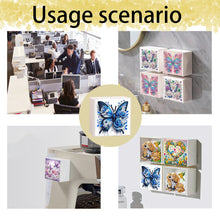Load image into Gallery viewer, Wall Mounted Butterfly DIY Diamond Painting Storage Box for Art Crafts
