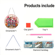 Load image into Gallery viewer, Acrylic 2D Flat DIY Happy Pumpkin Season Hanging Diamond Art Kits for Wall Door
