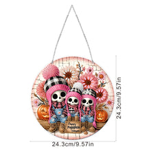 Load image into Gallery viewer, Acrylic 2D Flat DIY Happy Pumpkin Season Hanging Diamond Art Kits for Wall Door
