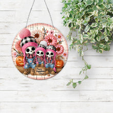 Load image into Gallery viewer, Acrylic 2D Flat DIY Happy Pumpkin Season Hanging Diamond Art Kits for Wall Door
