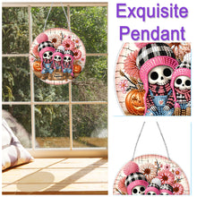 Load image into Gallery viewer, Acrylic 2D Flat DIY Happy Pumpkin Season Hanging Diamond Art Kits for Wall Door
