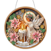 Load image into Gallery viewer, Acrylic 2D Flat DIY Oh Holy Night Hanging Diamond Art Kits Wall Door Decor
