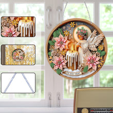Load image into Gallery viewer, Acrylic 2D Flat DIY Oh Holy Night Hanging Diamond Art Kits Wall Door Decor

