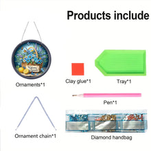 Load image into Gallery viewer, Acrylic 2D Flat DIY Welcome Friends Hanging Diamond Art Kits Wall Door Decor
