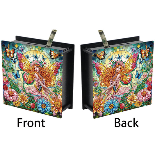 Elf Fairy DIY Money Storage Box Diamond Art Decors for Adults Beginners